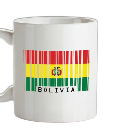 Bolivia Barcode Style Flag Ceramic Mug