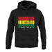 Bolivia Barcode Style Flag unisex hoodie