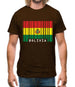 Bolivia Barcode Style Flag Mens T-Shirt