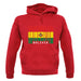 Bolivia Barcode Style Flag unisex hoodie