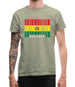 Bolivia Barcode Style Flag Mens T-Shirt