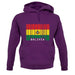 Bolivia Barcode Style Flag unisex hoodie