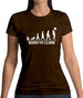 Born To Climb (Rock Climb) Womens T-Shirt