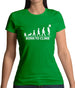 Born To Climb (Rock Climb) Womens T-Shirt