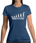 Born To Climb (Rock Climb) Womens T-Shirt