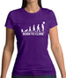 Born To Climb (Rock Climb) Womens T-Shirt