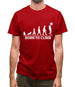 Born To Climb (Rock Climb) Mens T-Shirt