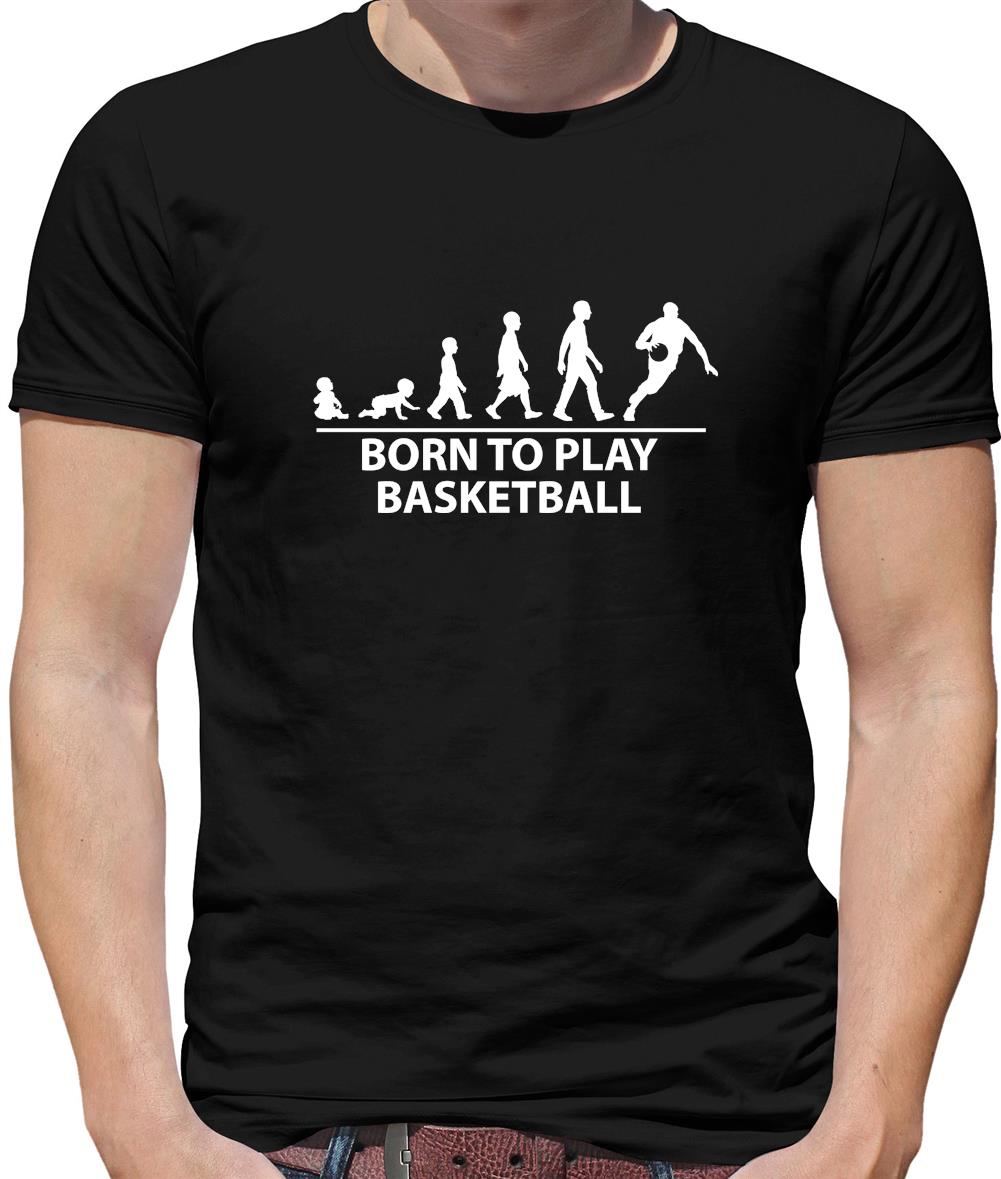 Born To Play Basketball Mens T-Shirt