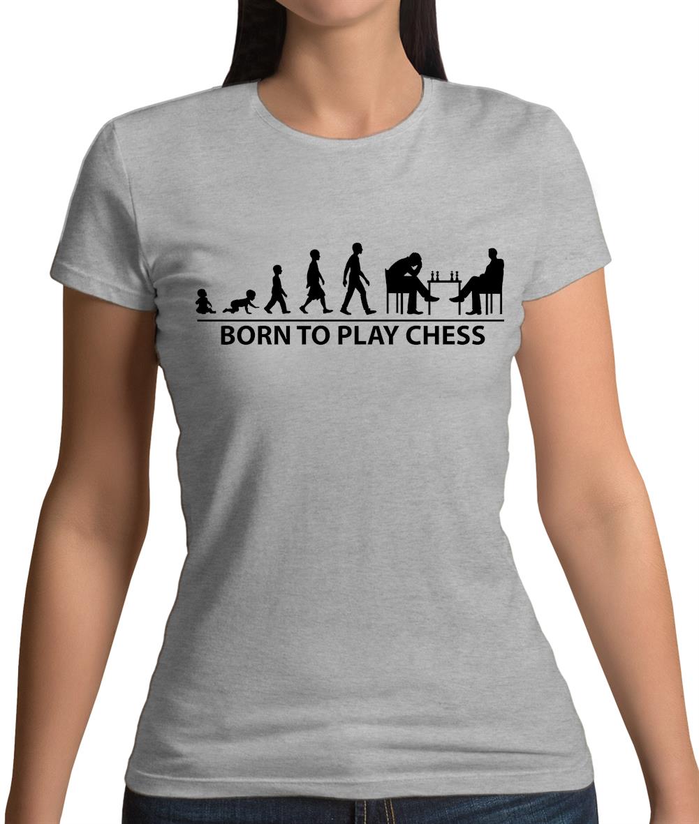 Born To Play Chess Womens T-Shirt