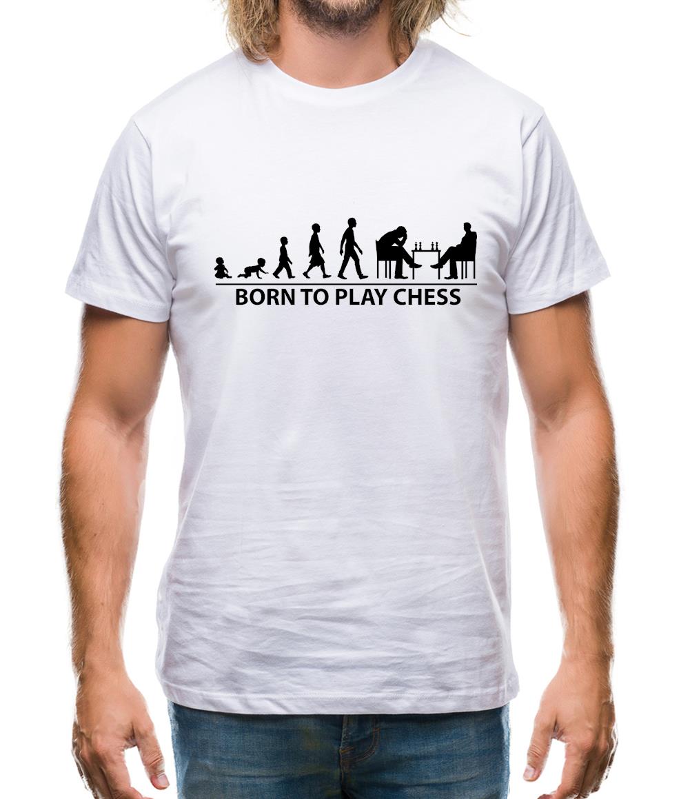 Born To Play Chess Mens T-Shirt
