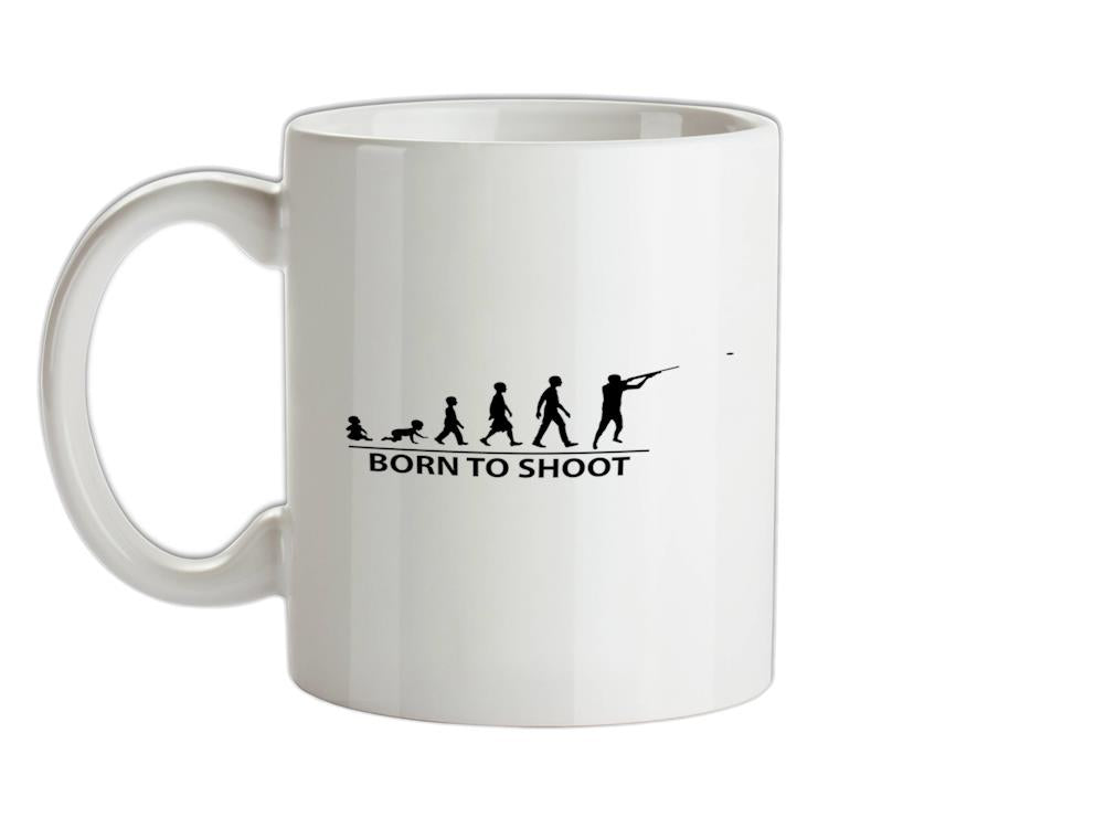 Born To Shoot (Clay Pigeon) Ceramic Mug