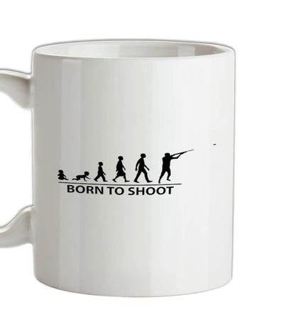 Born To Shoot (Clay Pigeon) Ceramic Mug