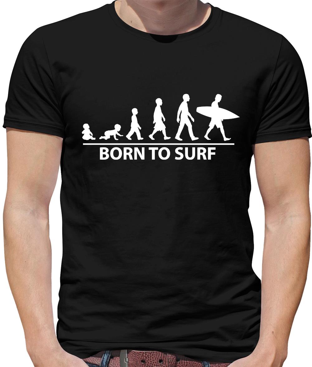 Born to Surf Mens T-Shirt