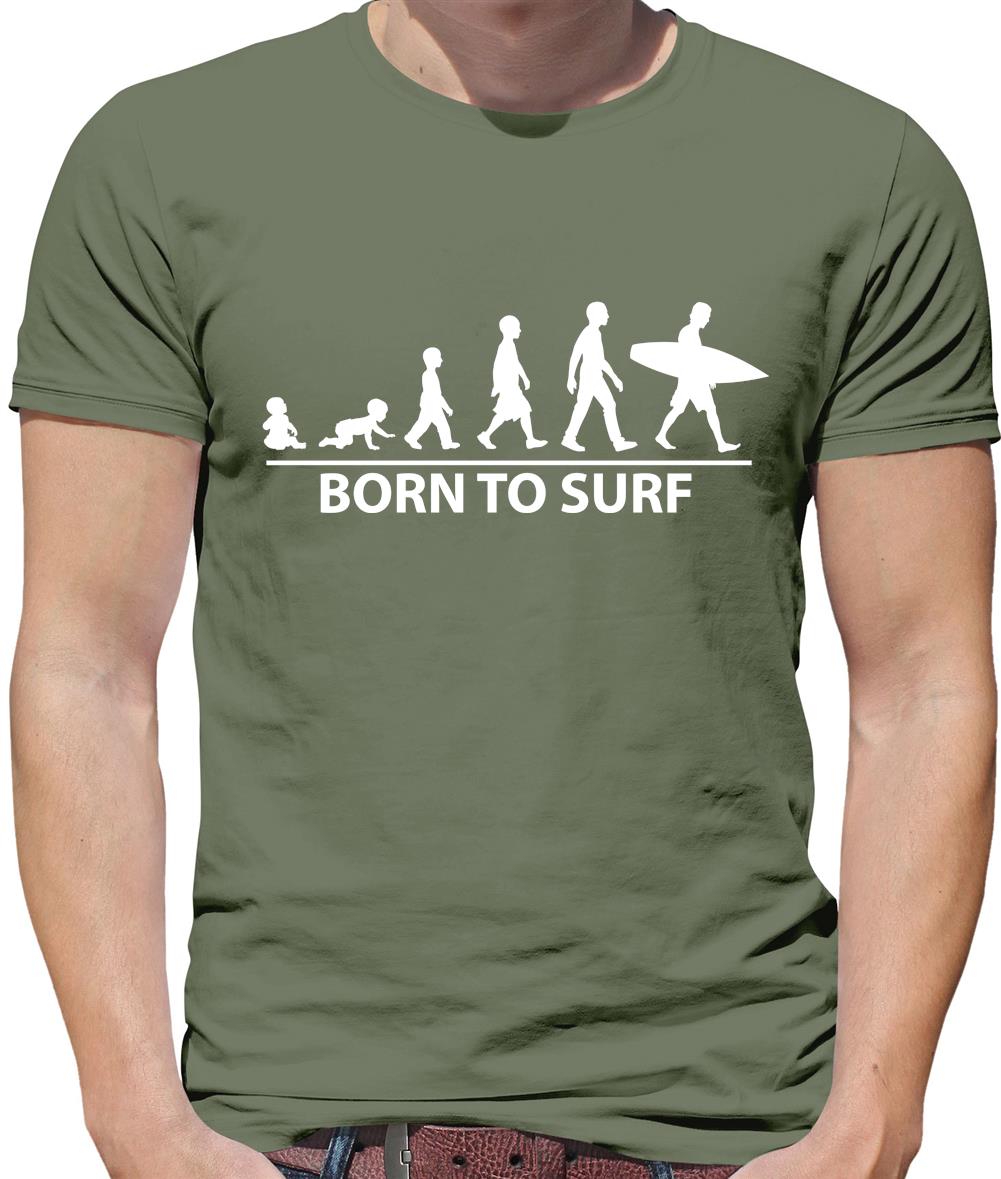 Born to Surf Mens T-Shirt