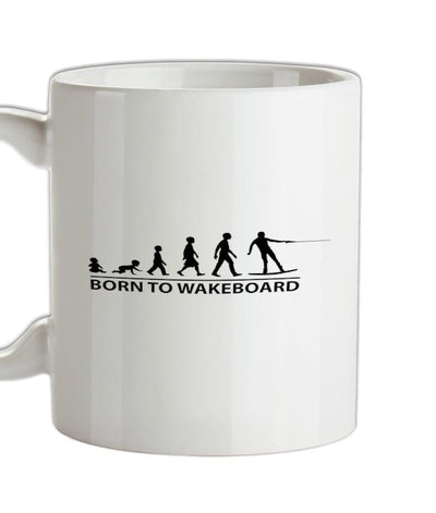 Born To Wakeboard Ceramic Mug