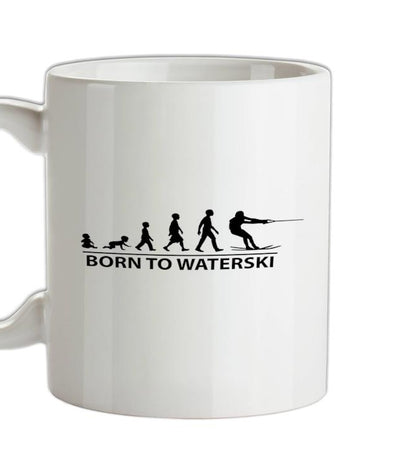 Born To Waterski Ceramic Mug