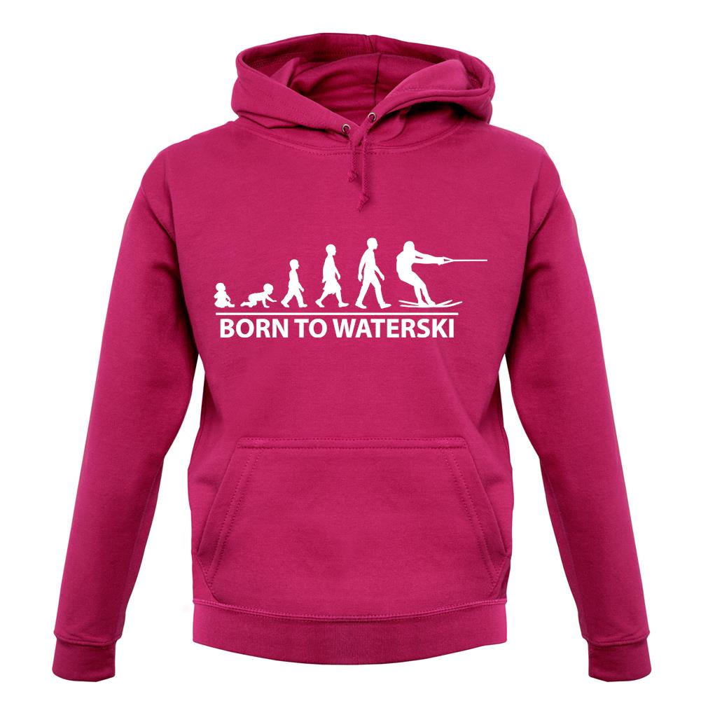 Born To Waterski unisex hoodie