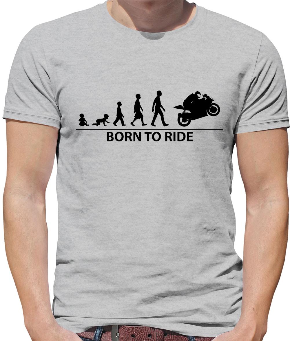 Born to Ride (Superbike) Mens T-Shirt
