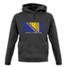 Bosnia And Herzegovina  Barcode Style Flag unisex hoodie