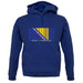 Bosnia And Herzegovina  Barcode Style Flag unisex hoodie