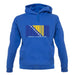 Bosnia And Herzegovina  Barcode Style Flag unisex hoodie