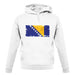 Bosnia And Herzegovina Grunge Style Flag unisex hoodie