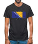 Bosnia And Herzegovina Grunge Style Flag Mens T-Shirt