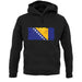 Bosnia And Herzegovina Grunge Style Flag unisex hoodie