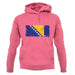 Bosnia And Herzegovina Grunge Style Flag unisex hoodie