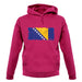 Bosnia And Herzegovina Grunge Style Flag unisex hoodie