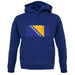 Bosnia And Herzegovina Grunge Style Flag unisex hoodie