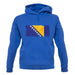 Bosnia And Herzegovina Grunge Style Flag unisex hoodie