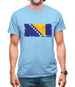 Bosnia And Herzegovina Grunge Style Flag Mens T-Shirt