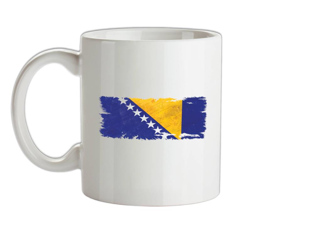 Bosnia and Herzegovina Grunge Style Flag Ceramic Mug