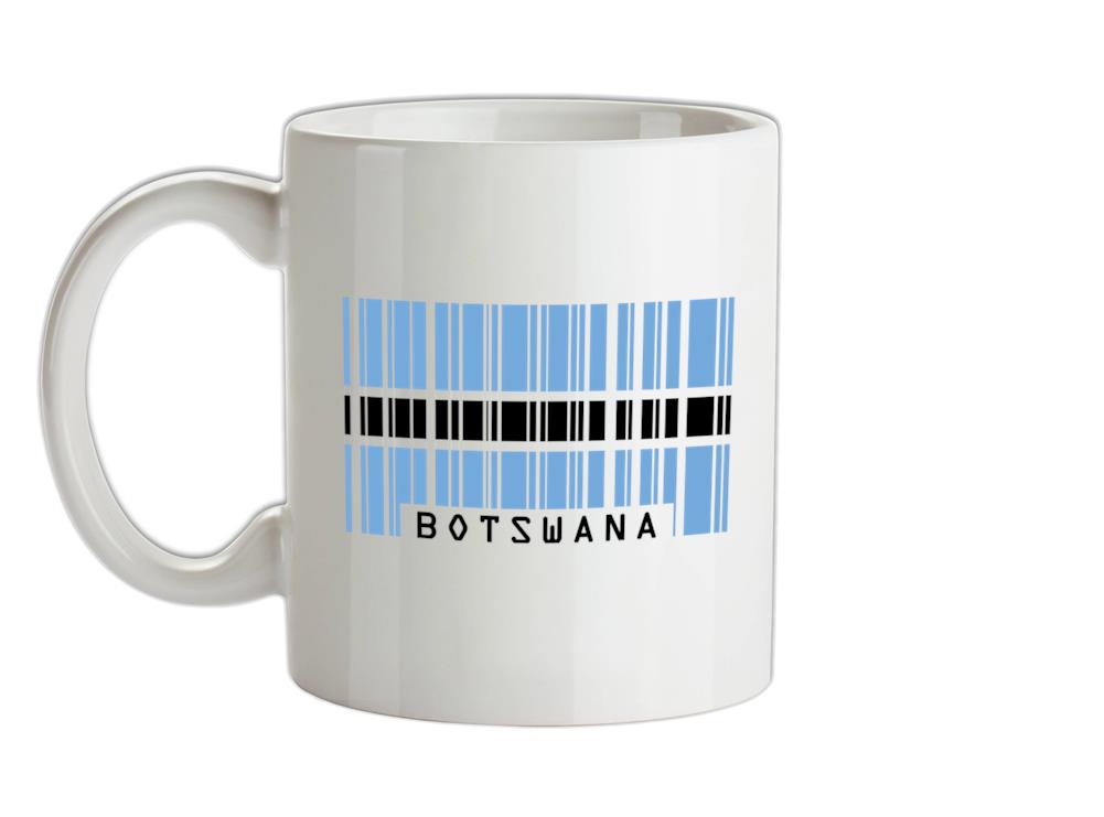 Botswana Barcode Style Flag Ceramic Mug