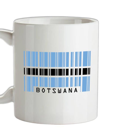Botswana Barcode Style Flag Ceramic Mug