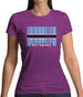 Botswana Barcode Style Flag Womens T-Shirt
