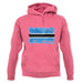 Botswana Grunge Style Flag unisex hoodie