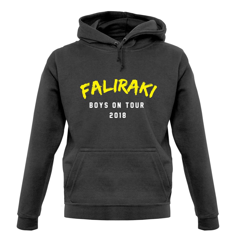 Boys On Tour Faliraki unisex hoodie