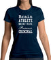 Brain Athlete Basket Case Princess Criminal Womens T-Shirt