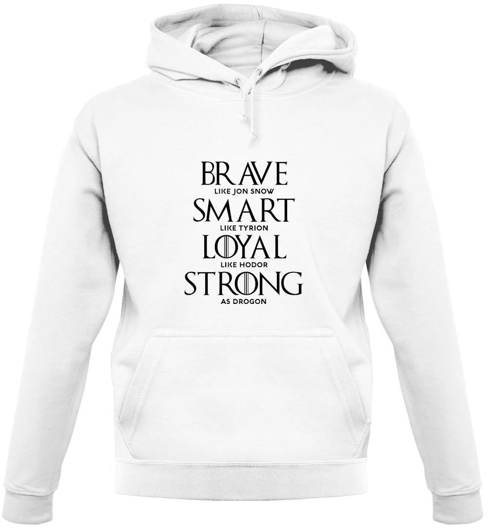 Brave Like Jon Snow Unisex Hoodie