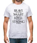 Brave Like Jon Snow Mens T-Shirt