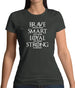 Brave Like Jon Snow Womens T-Shirt