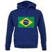 Brazil Grunge Style Flag unisex hoodie