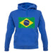 Brazil Grunge Style Flag unisex hoodie