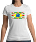 Brazil Union Jack Flag Womens T-Shirt