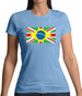 Brazil Union Jack Flag Womens T-Shirt