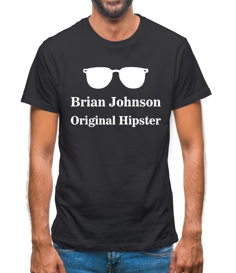 Brian Johnson Original Hipster Mens T-Shirt