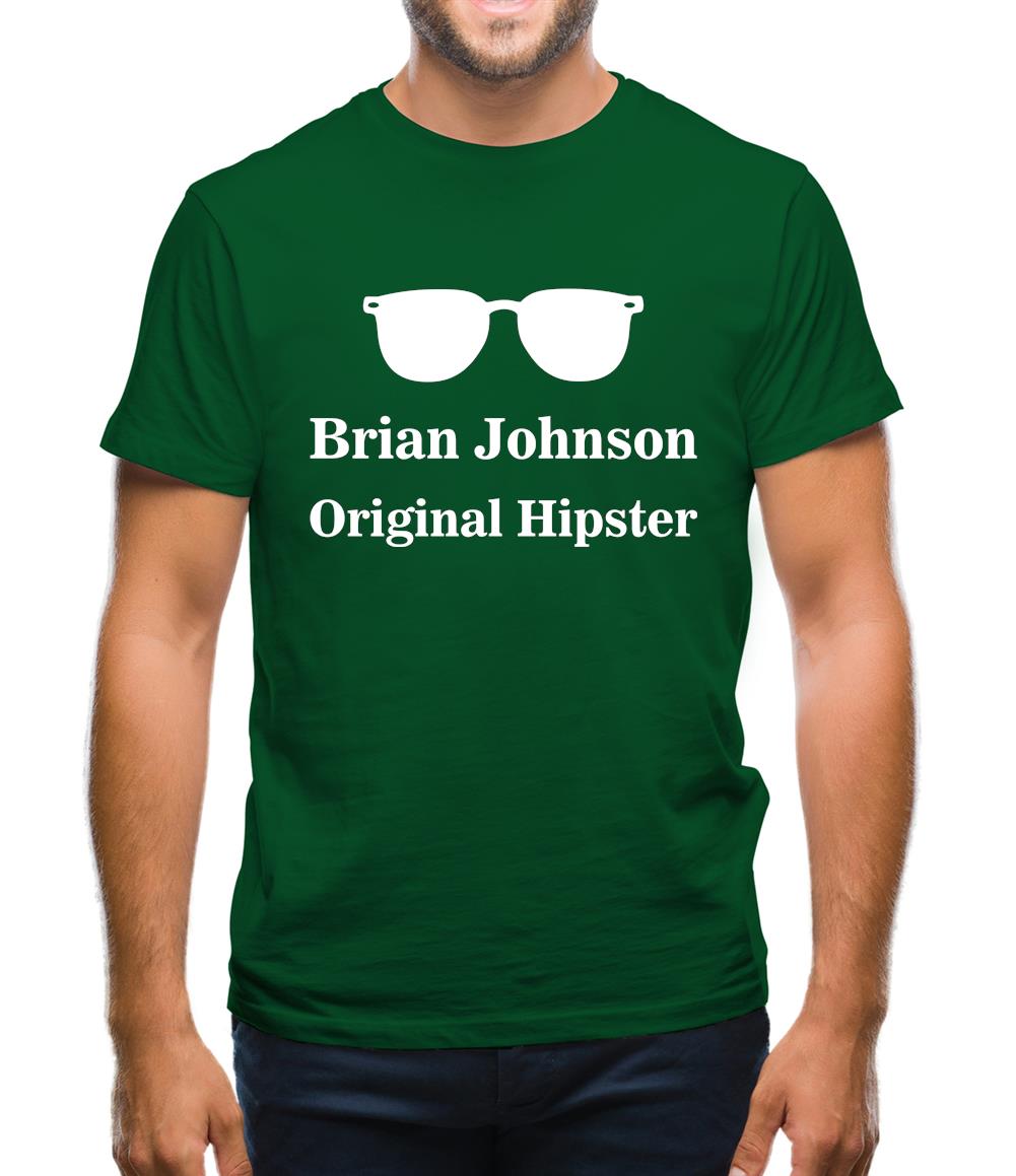 Brian Johnson Original Hipster Mens T-Shirt