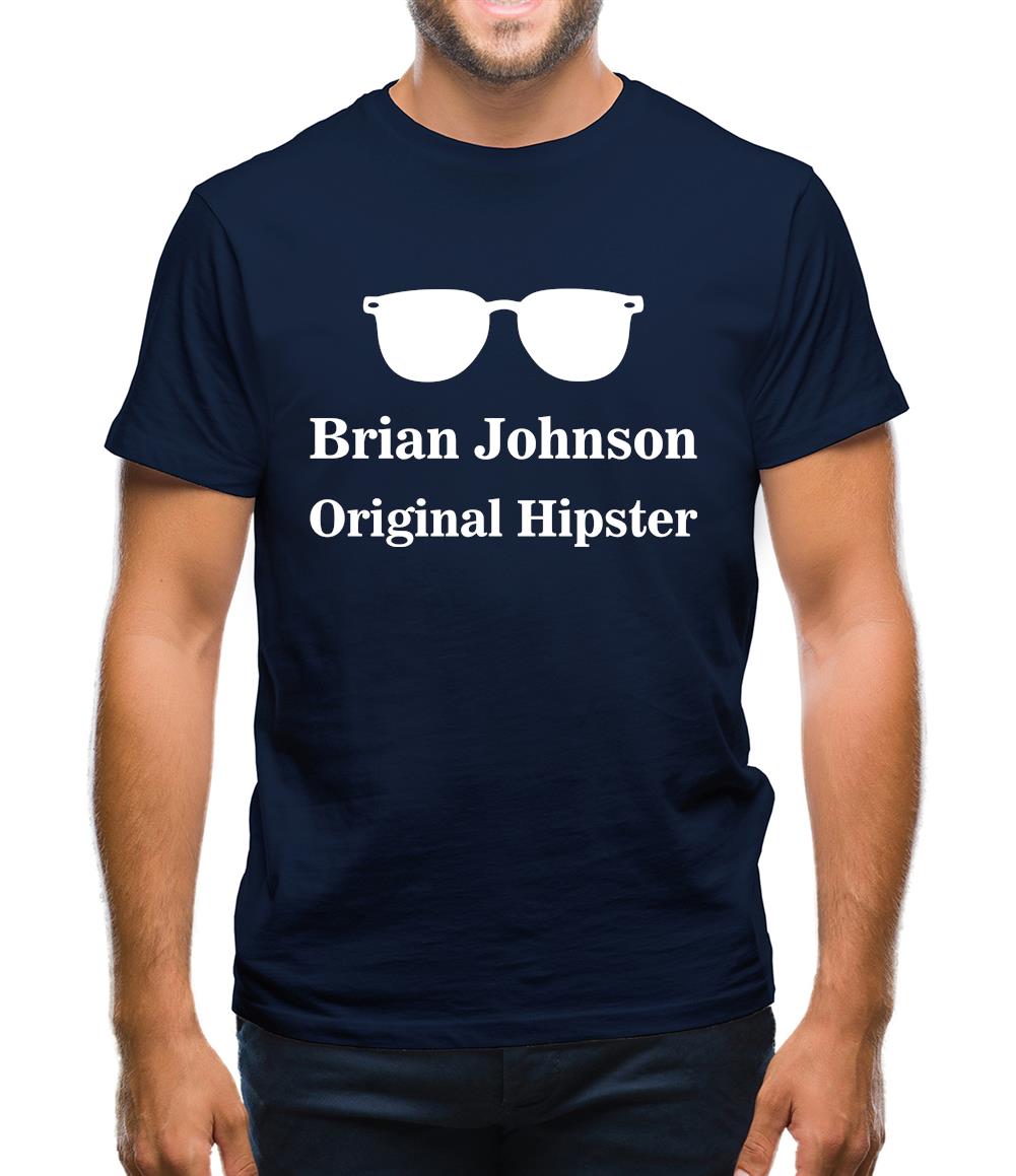 Brian Johnson Original Hipster Mens T-Shirt